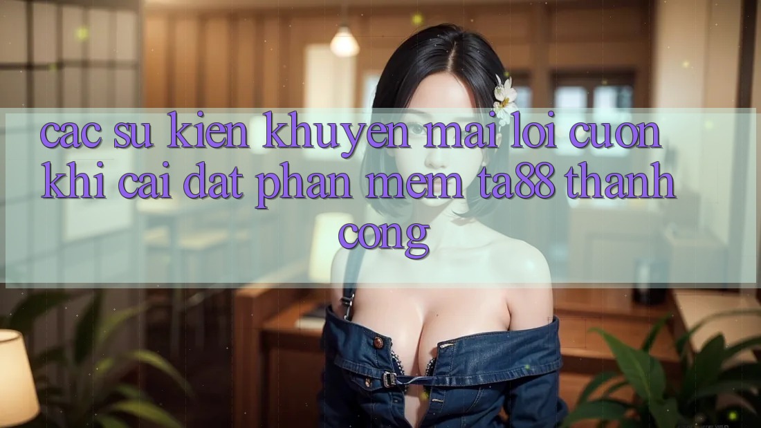 Các Sự Kiện Khuyến Mãi Lôi cuốn Khi Cài đặt Phần mềm TA88 Thành Công Các Sự Kiện Khuyến Mãi Lôi cuốn Khi Cài đặt Phần mềm TA88 Thành Công