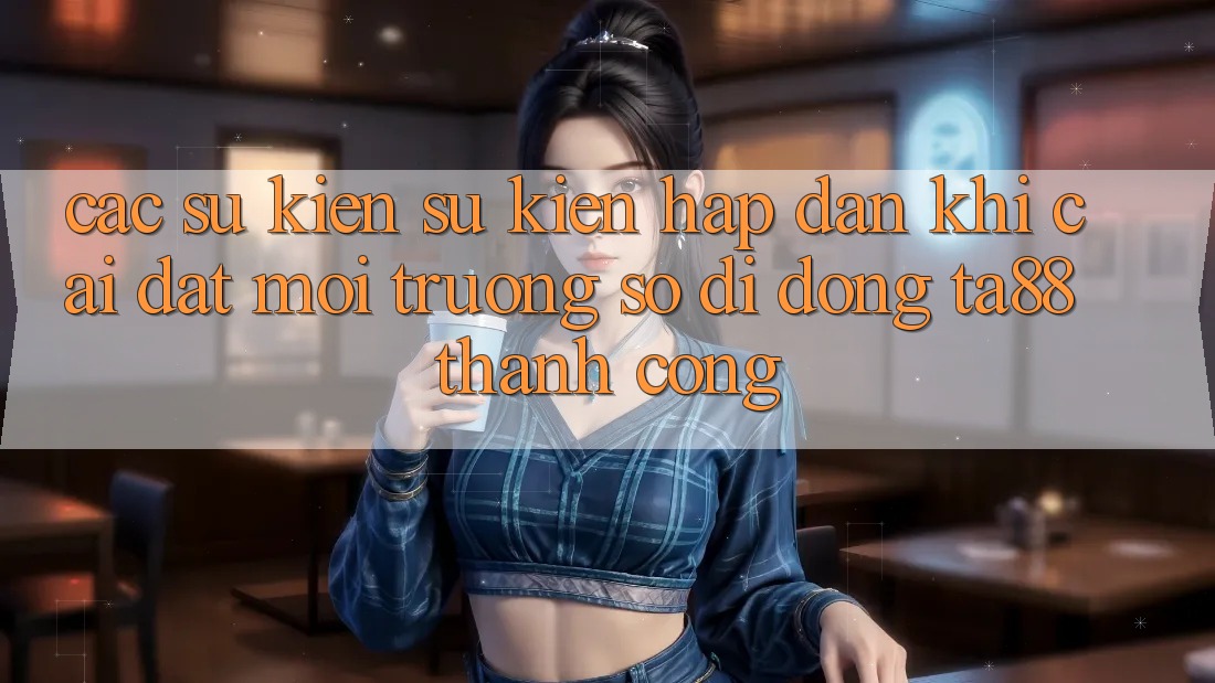 Các Sự Kiện Sự kiện Hấp Dẫn Khi Cài đặt Môi trường số di động TA88 Thành Công Các Sự Kiện Sự kiện Hấp Dẫn Khi Cài đặt Môi trường số di động TA88 Thành Công