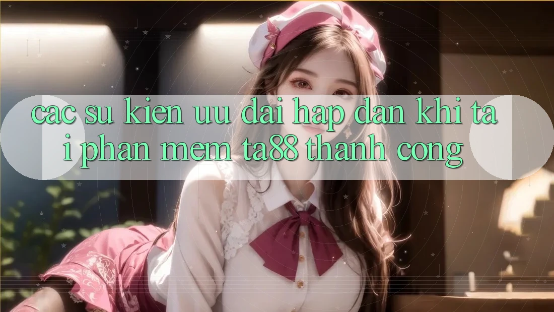 Các Sự Kiện Ưu đãi Hấp Dẫn Khi Tải Phần mềm TA88 Thành Công Các Sự Kiện Ưu đãi Hấp Dẫn Khi Tải Phần mềm TA88 Thành Công