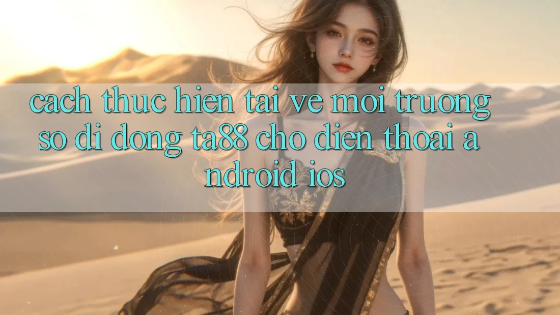 Cách thực hiện Tải về Môi trường số di động TA88 Cho Điện Thoại (Android & iOS) Cách thực hiện Tải về Môi trường số di động TA88 Cho Điện Thoại (Android & iOS)