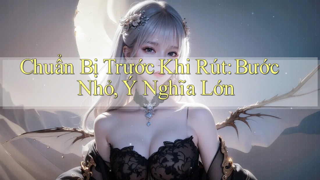 Chuẩn Bị Trước Khi Rút: Bước Nhỏ, Ý Nghĩa Lớn