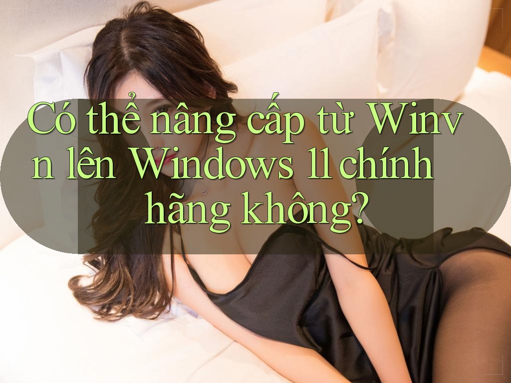 Có thể nâng cấp từ Winvn lên Windows 11 chính hãng không?