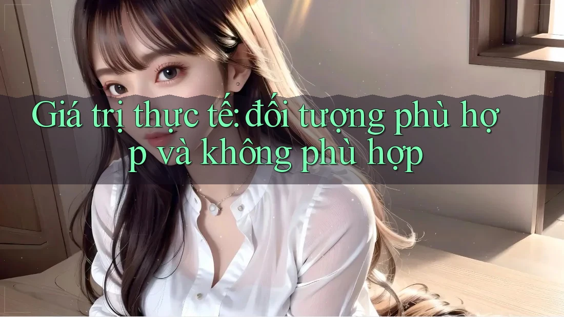 Giá trị thực tế: đối tượng phù hợp và không phù hợp Giá trị thực tế: đối tượng phù hợp và không phù hợp