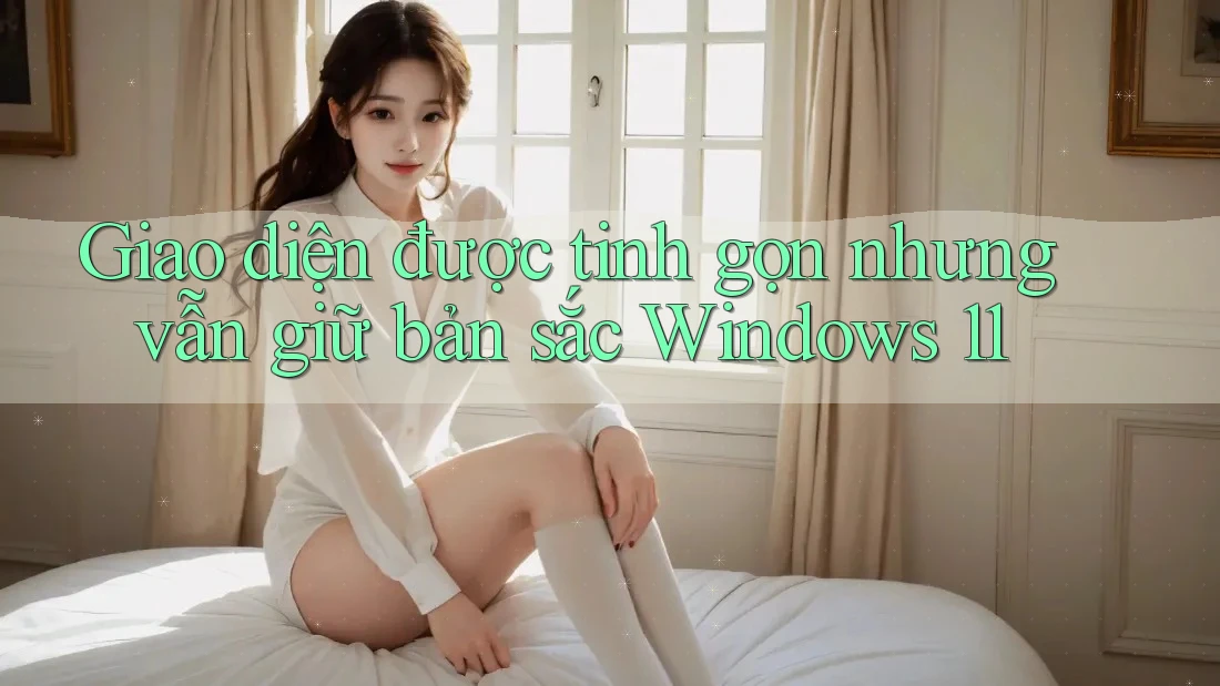 Giao diện được tinh gọn nhưng vẫn giữ bản sắc Windows 11