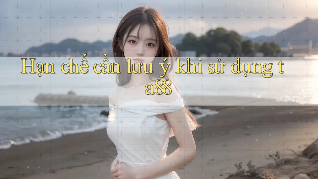 Hạn chế cần lưu ý khi sử dụng ta88 Hạn chế cần lưu ý khi sử dụng ta88