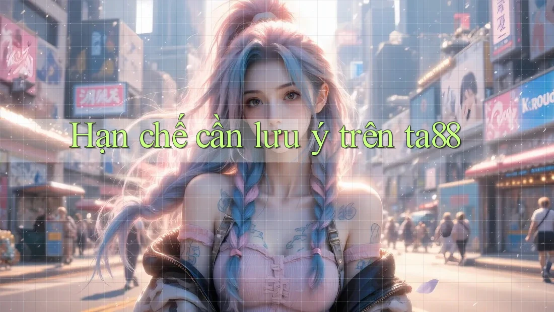 Hạn chế cần lưu ý trên ta88 Hạn chế cần lưu ý trên ta88