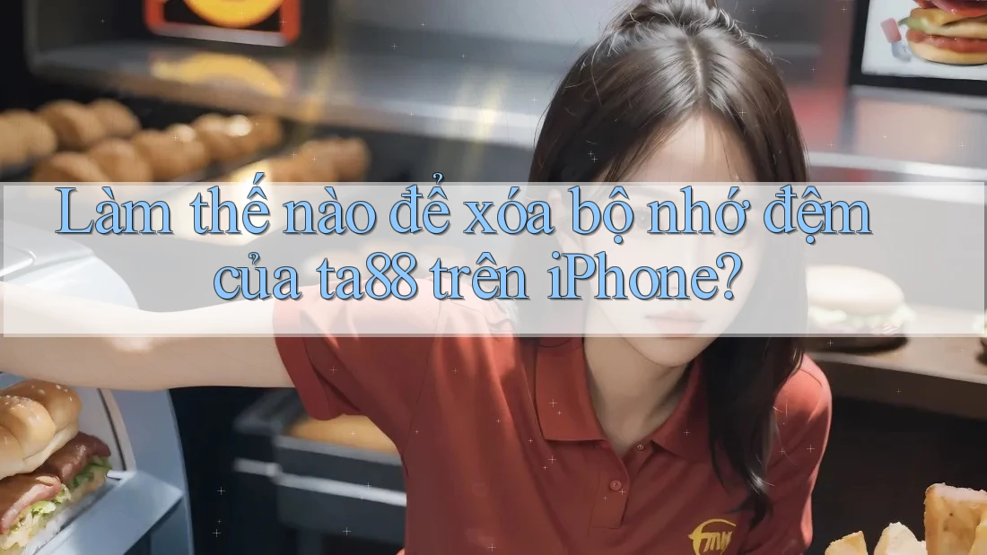 Làm thế nào để xóa bộ nhớ đệm của ta88 trên iPhone?