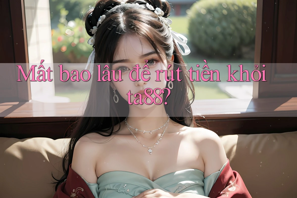 Mất bao lâu để rút tiền khỏi ta88? Mất bao lâu để rút tiền khỏi ta88?