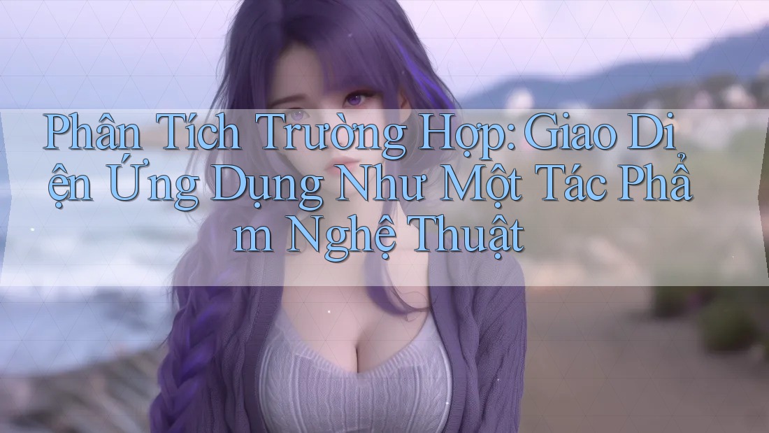 Phân Tích Trường Hợp: Giao Diện Ứng Dụng Như Một Tác Phẩm Nghệ Thuật Phân Tích Trường Hợp: Giao Diện Ứng Dụng Như Một Tác Phẩm Nghệ Thuật