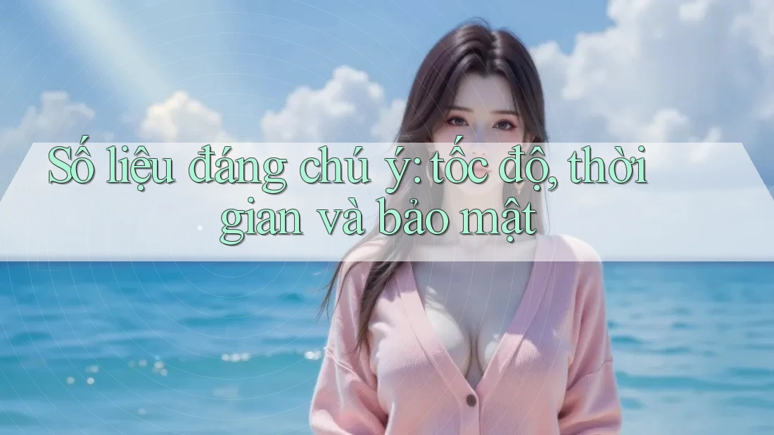 Số liệu đáng chú ý: tốc độ, thời gian và bảo mật
