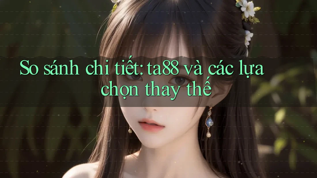 So sánh chi tiết: ta88 và các lựa chọn thay thế So sánh chi tiết: ta88 và các lựa chọn thay thế