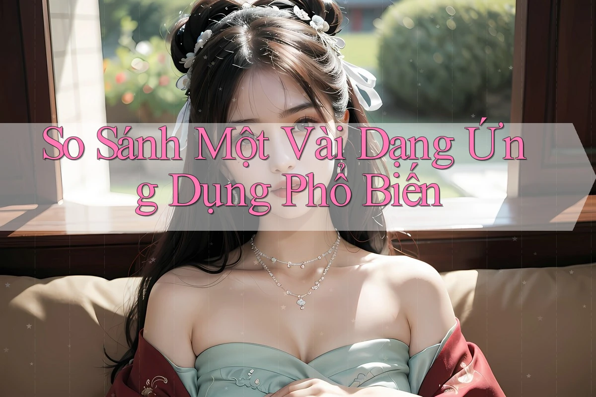 So Sánh Một Vài Dạng Ứng Dụng Phổ Biến