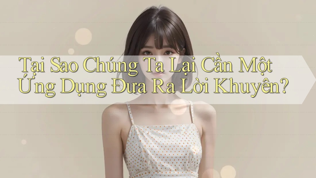 Tại Sao Chúng Ta Lại Cần Một Ứng Dụng Đưa Ra Lời Khuyên? Tại Sao Chúng Ta Lại Cần Một Ứng Dụng Đưa Ra Lời Khuyên?
