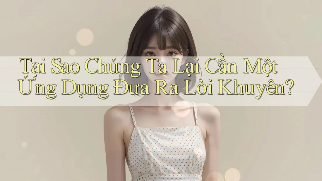 Tại Sao Chúng Ta Lại Cần Một Ứng Dụng Đưa Ra Lời Khuyên? Tại Sao Chúng Ta Lại Cần Một Ứng Dụng Đưa Ra Lời Khuyên?
