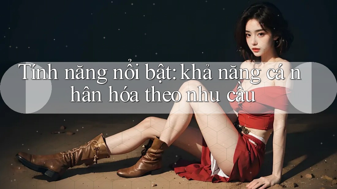 Tính năng nổi bật: khả năng cá nhân hóa theo nhu cầu Tính năng nổi bật: khả năng cá nhân hóa theo nhu cầu